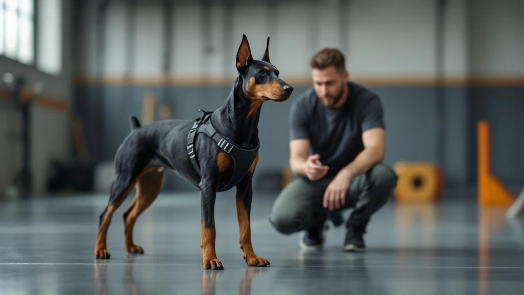 Fearful Doberman Confidence Training