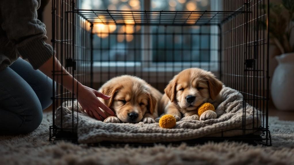 Crate Training Large Breed Puppies Without Crying