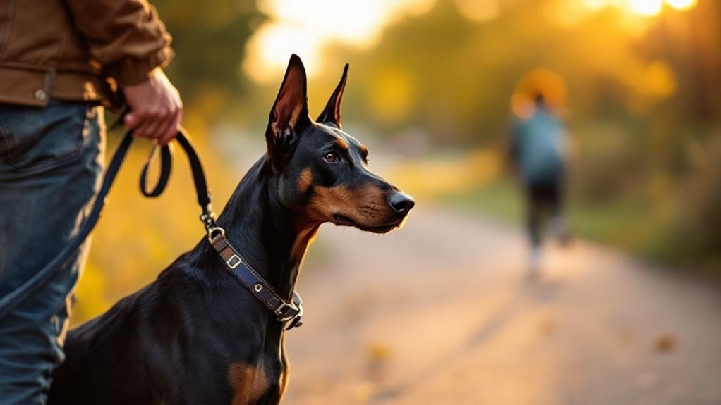Doberman Leash Reactivity Solutions